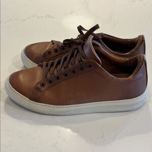 Men's Brown Leather Sneakers